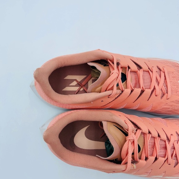 Rare Nike Air Zoom Rival Fly Coral Peach Running Athletic Sneaker Shoes - Picture 10 of 11